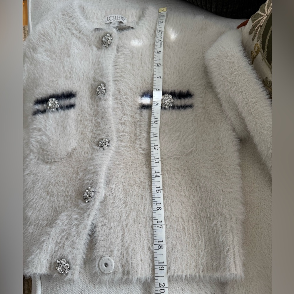 J. Crew Brushed Yarn Sweater Lady Jacket NWT - Picture 10 of 12